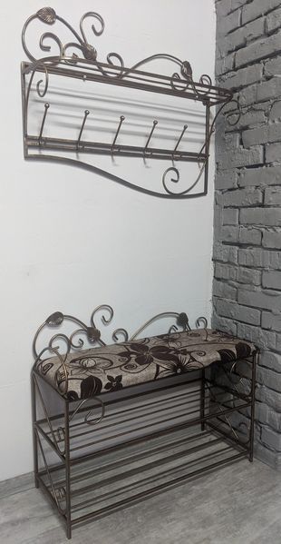 Передпокій, банкетка та вішак ВЕСНЯНЕ ЛИСТЯ 80см 656542629 фото