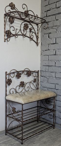 Передпокій кований Виноград 60 2 в 1 1438750337 фото