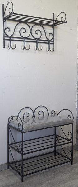 Передпокій Класика, банкетка і вішак 60см 997681818 фото